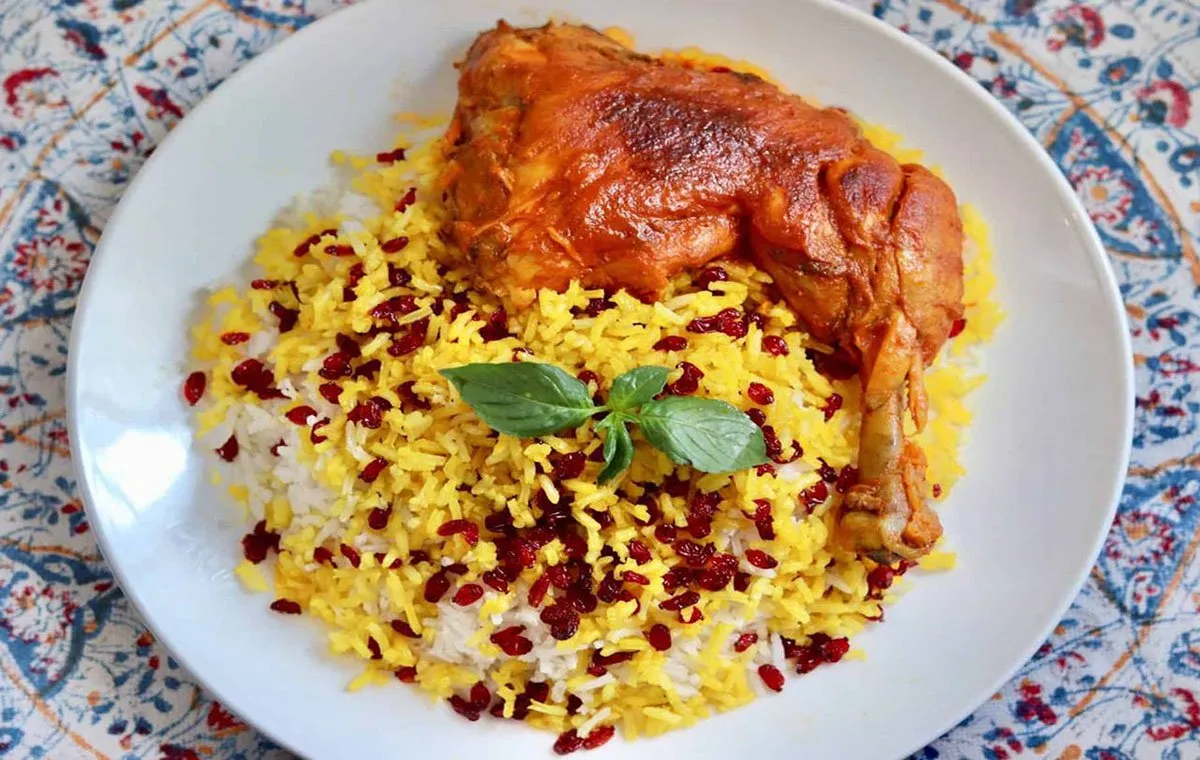 یک وعده زرشک‌پلو برای یک ناهار خوش‌طعم